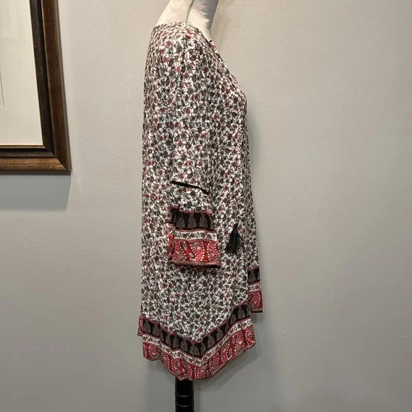 eesome floral print tunic dress NWT L - Picture 7 of 12